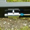 Billet Specialties polished fuel filter and stainless line