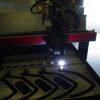 CNC plasma cutter at work