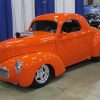 Rick and Jason Heid's awesome Hugger Orange 1941 Willys Coupe